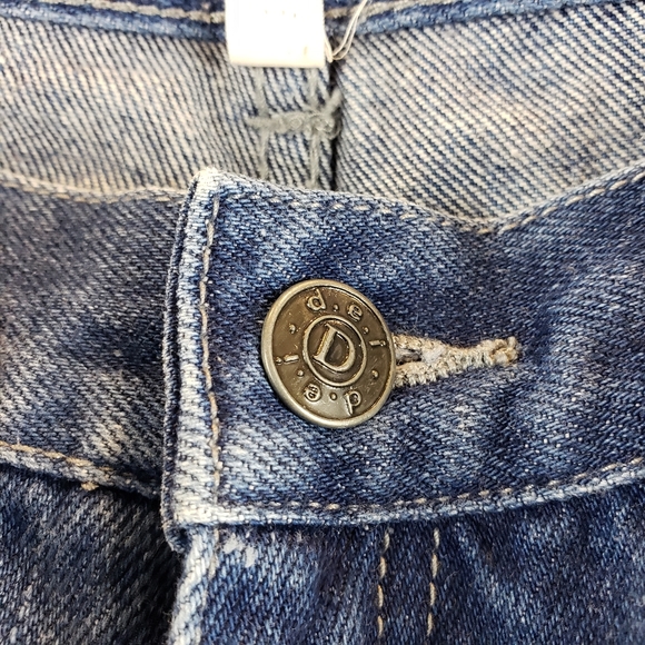 Vintage Y2K D.E.I Glitter Wide Leg Jeans - Picture 7 of 15